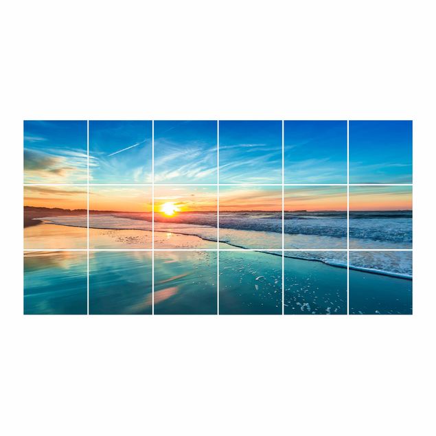 Películas para azulejos Romantic Sunset By The Sea