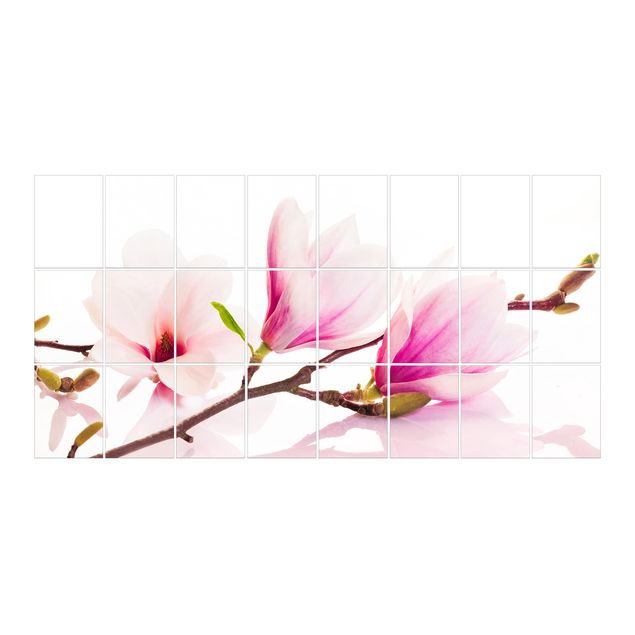 Películas para azulejos Delicate Magnolia Branch