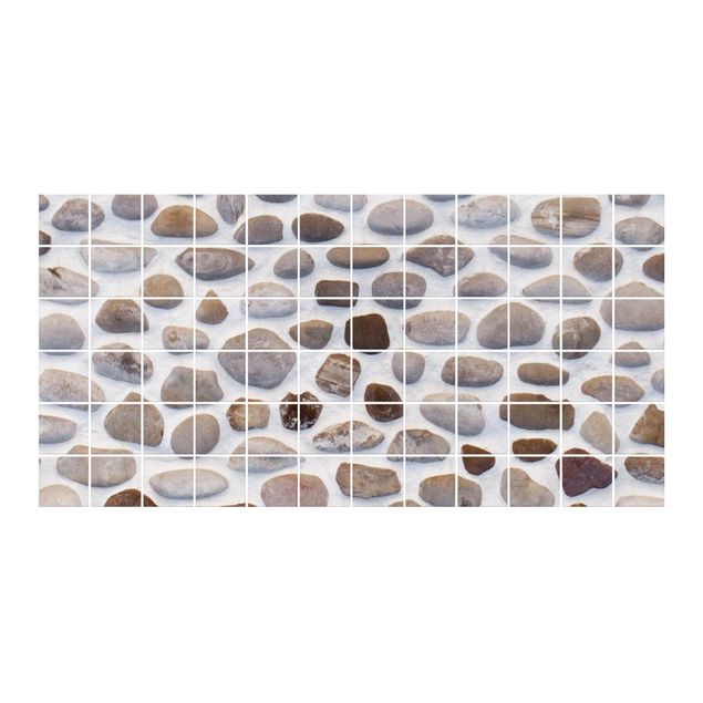 Películas para azulejos padrões Andalusian Stone Wall