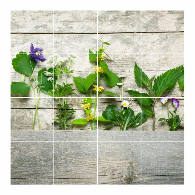 Películas para azulejos Medicinal and Meadow Herbs