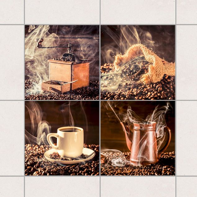 decoraçao para parede de cozinha Coffee - Steam