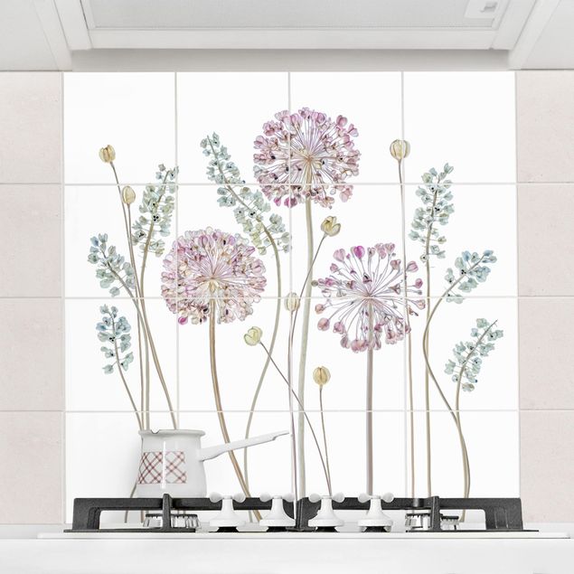 decoraçao para parede de cozinha Allium Illustration