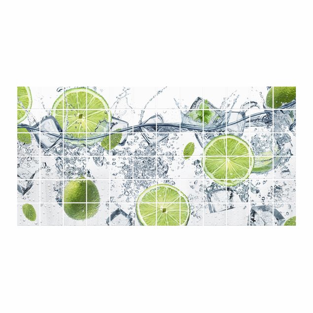 vinil autocolante para azulejos Refreshing Lime
