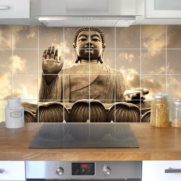 decoraçao cozinha Big Buddha Sepia
