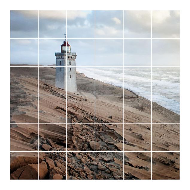 Películas autocolantes Lighthouse In Denmark