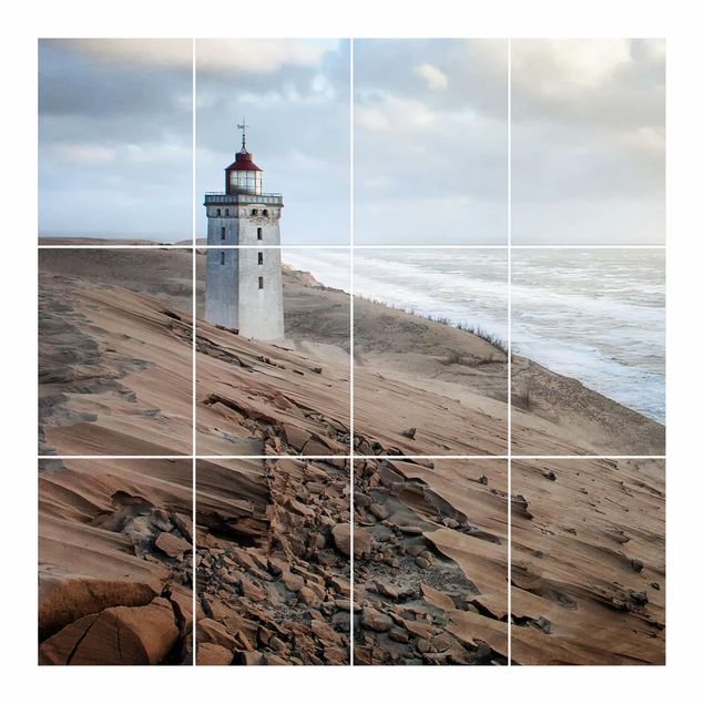 Películas para azulejos Lighthouse In Denmark
