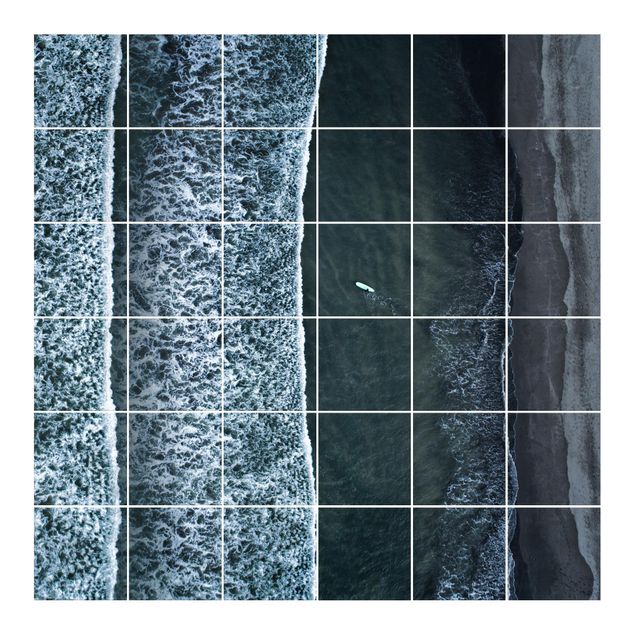 Películas para azulejos em azul Aerial View - The Challenger