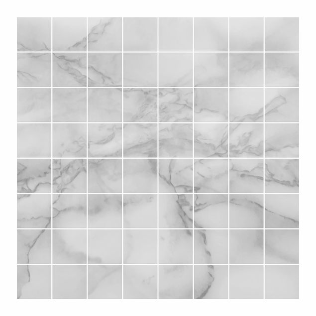 Películas para azulejos Marble Look Black And White