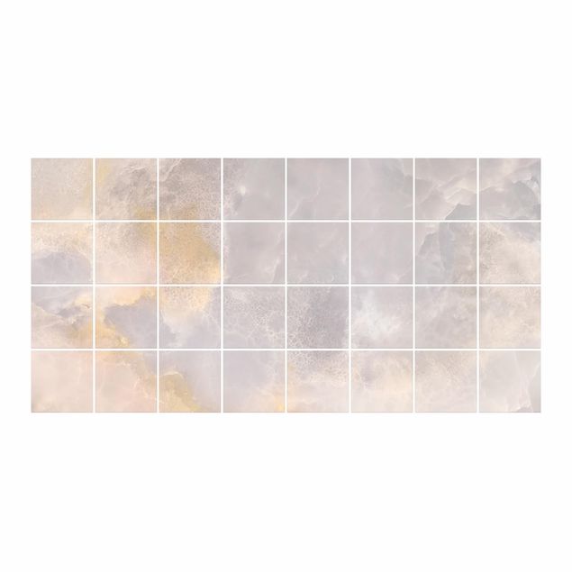 Películas para azulejos em cinza Onyx Marble