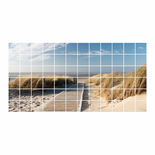 Autocolantes para azulejos Baltic Sea Beach