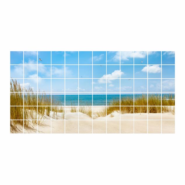 Autocolantes para azulejos Beach On The North Sea