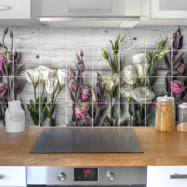 decoraçoes cozinha Tulip Rose Shabby Wood Look