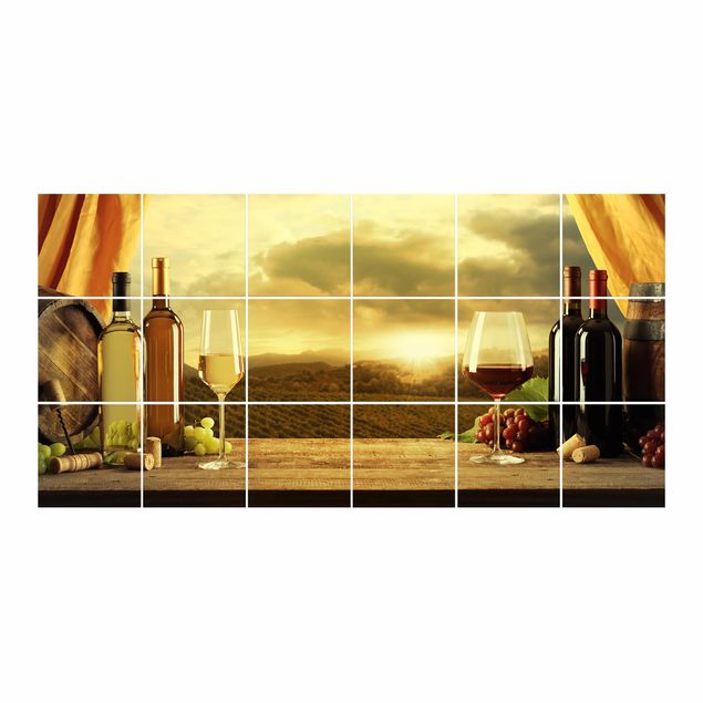 Películas para azulejos Wine With A View
