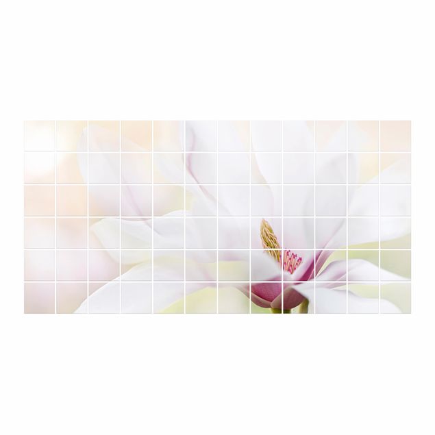 vinil autocolante para azulejos Delicate Magnolia Blossom