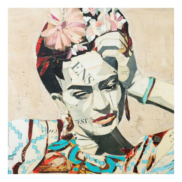 Quadros famosos Frida Kahlo - Collage No.1