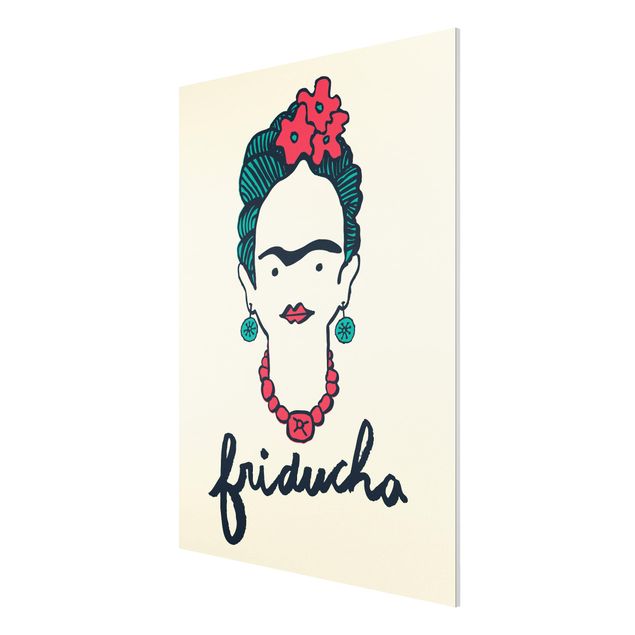 Quadros retratos Frida Kahlo - Friducha