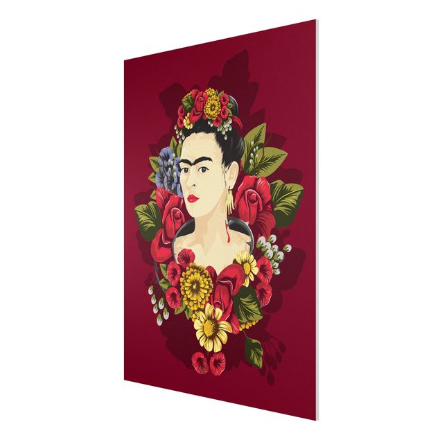 quadros de flores Frida Kahlo - Roses