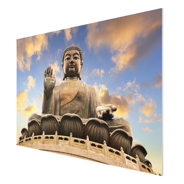 quadros decorativos para sala modernos Big Buddha