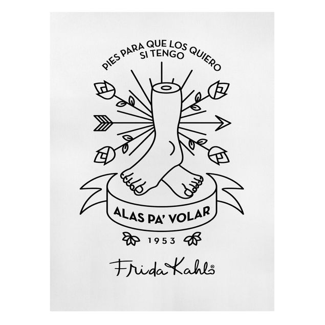 Quadros de Frida Kahlo Frida Kahlo Alas pa´ Volar