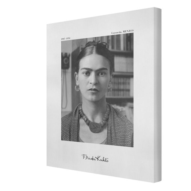 decoração quadros Frida Kahlo Photograph Portrait In The House