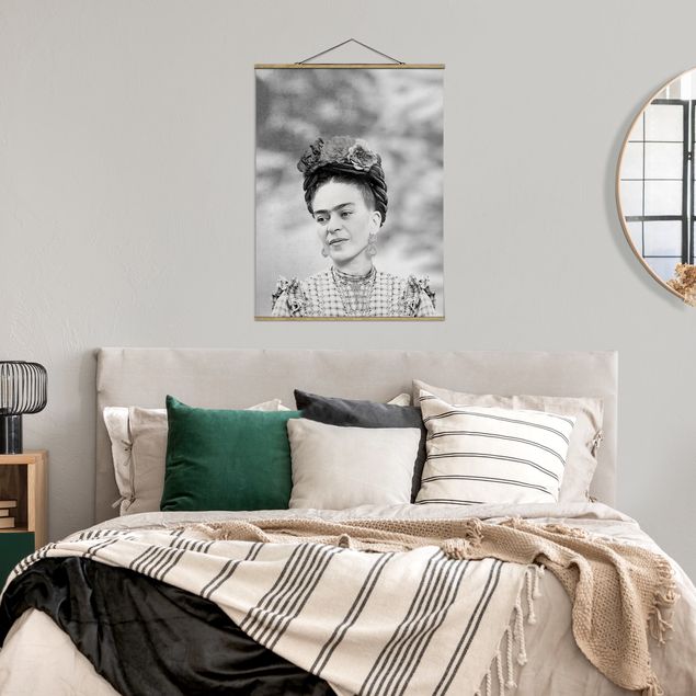 quadros decorativos para sala modernos Frida Kahlo Portrait