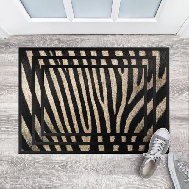 Tapetes com estampa animal Zebra Skin