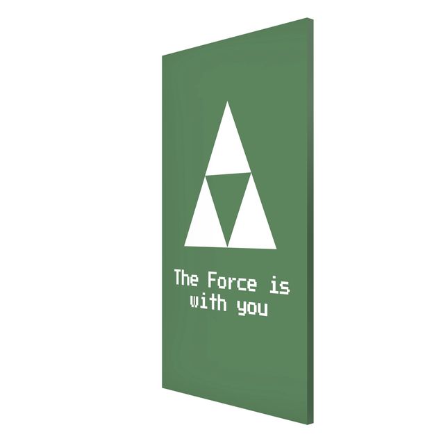 quadros modernos para quarto de casal Gaming Symbol The Force is with You