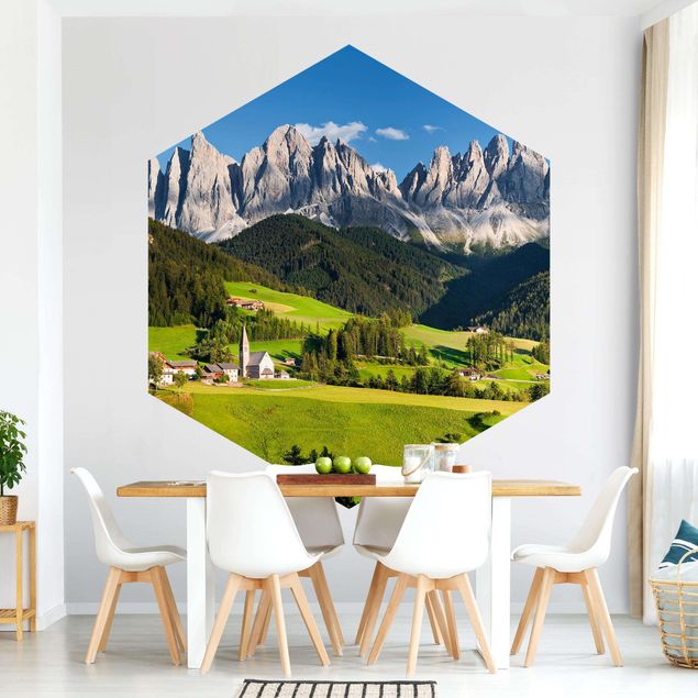 papel de parede moderno para sala Odle In South Tyrol