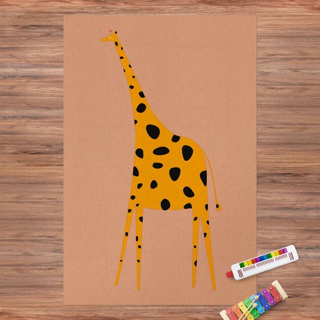Decoração para quarto infantil Yellow Giraffe