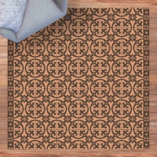 decoraçoes cozinha Geometrical Tile Mix Circles Grey