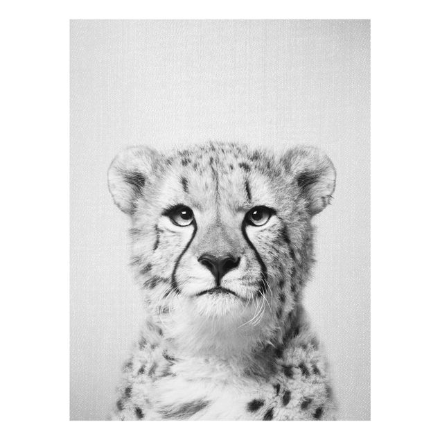 quadros preto e branco para decoração Cheetah Gerald Black And White
