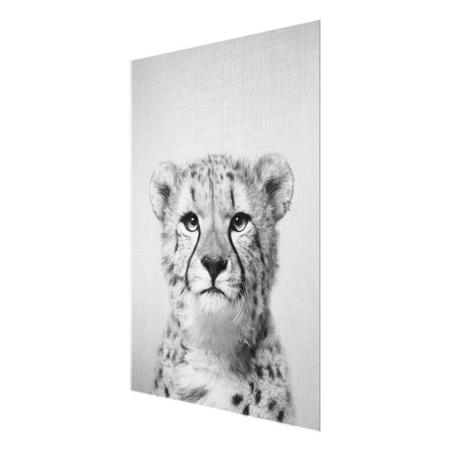 decoração quadros Cheetah Gerald Black And White