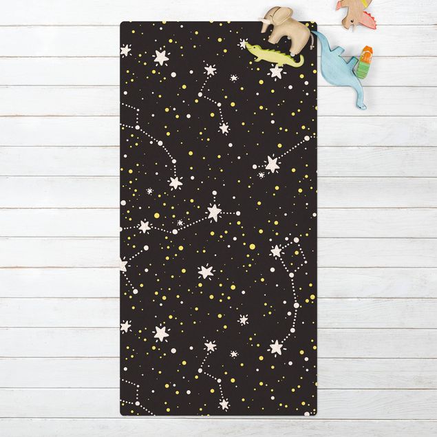 passadeiras tapetes Drawn Starry Sky With Great Bear