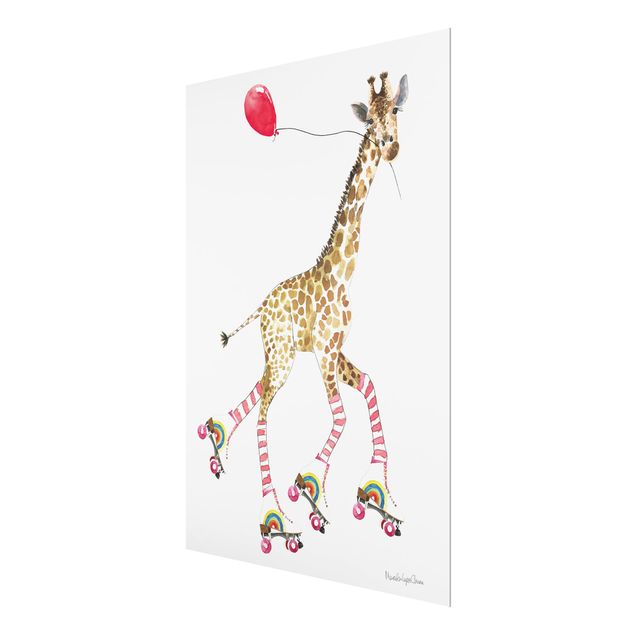 Quadros decorativos Giraffe on a joy ride
