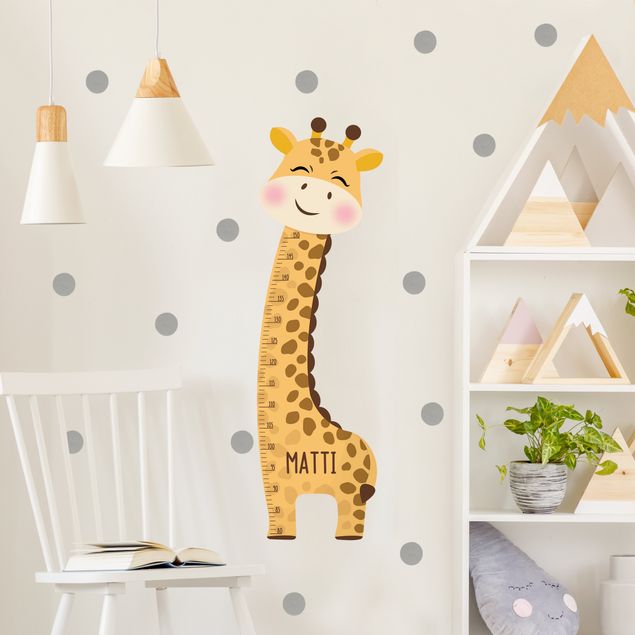decoração quarto bebé Giraffe boy with custom name