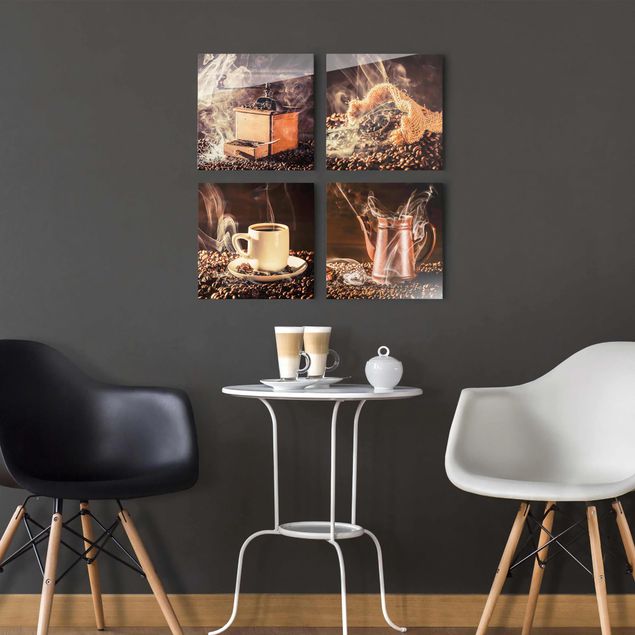quadros modernos para quarto de casal Coffee - Steam