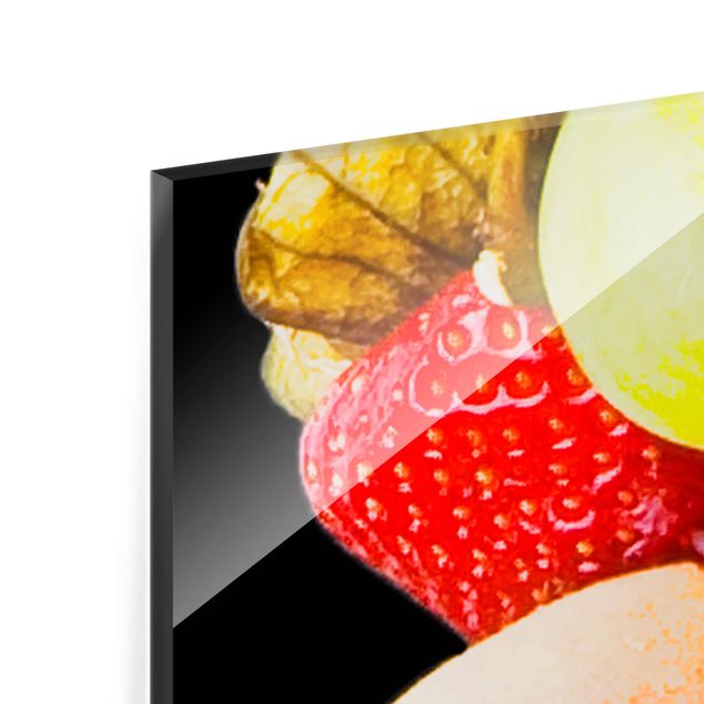 quadro de vidro Colourful Exotic Fruits