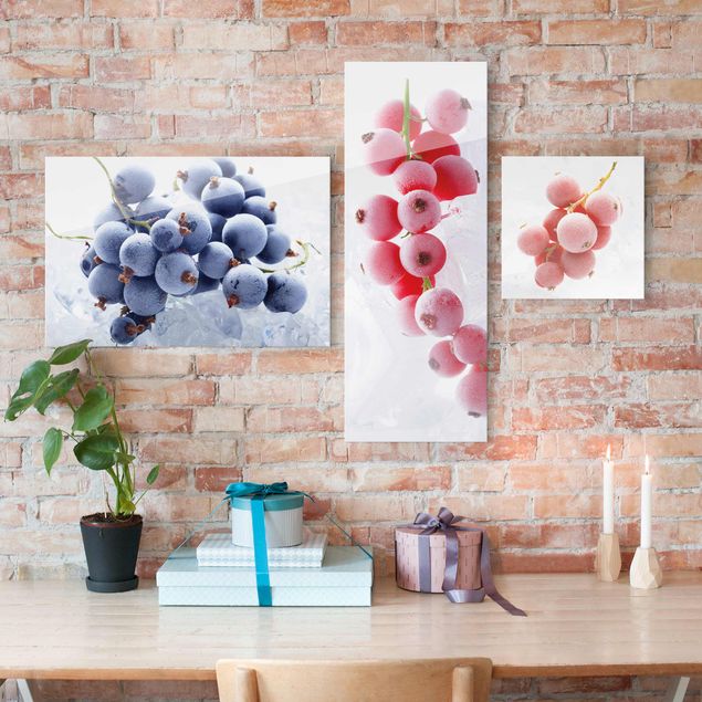 decoração quadros Frozen Berries