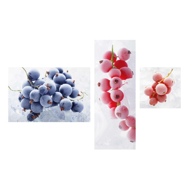 decoraçao para parede de cozinha Frozen Berries