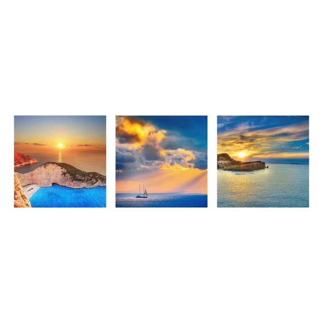 quadro decorativo mar Sunsets