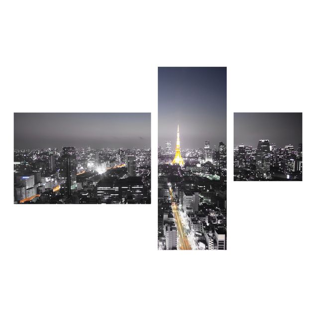 Quadros modernos Tokyo Collage