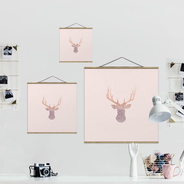 decoração quadros Shimmering Deer
