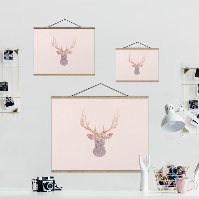 decoração quadros Shimmering Deer