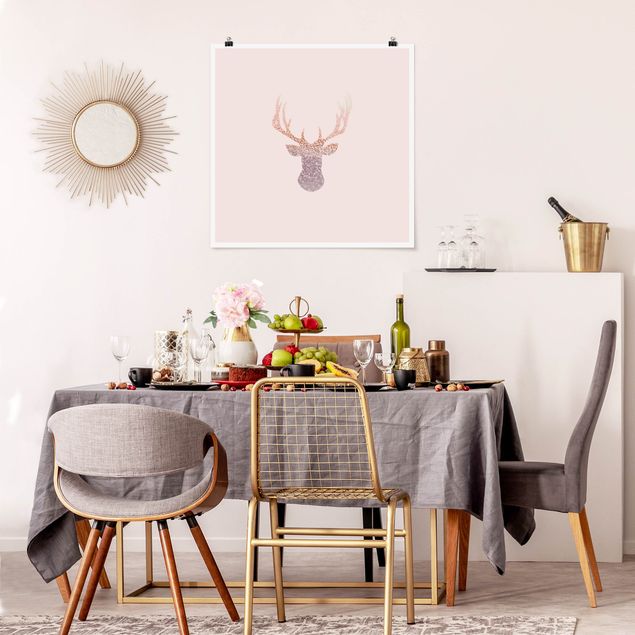 Posters animais Shimmering Deer