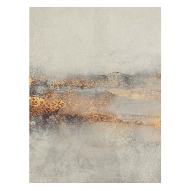 Quadros de Elisabeth Fredriksson Gold Grey Fog