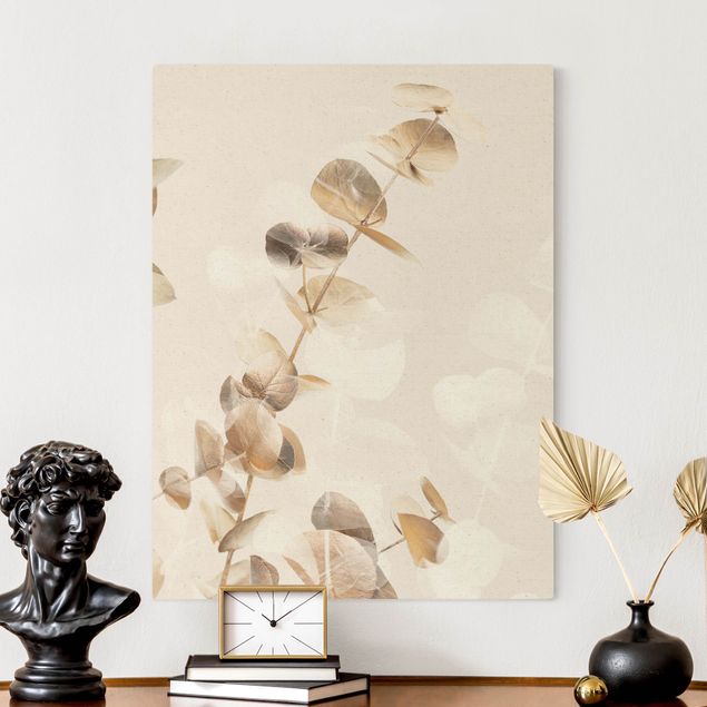 decoraçao para parede de cozinha Golden Eucalyptus With White I