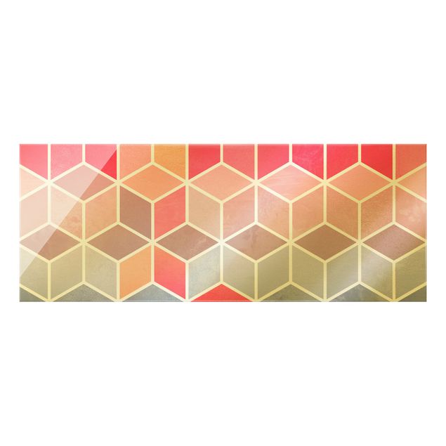 Quadros de Elisabeth Fredriksson Golden Geometry - Colourful Pastel