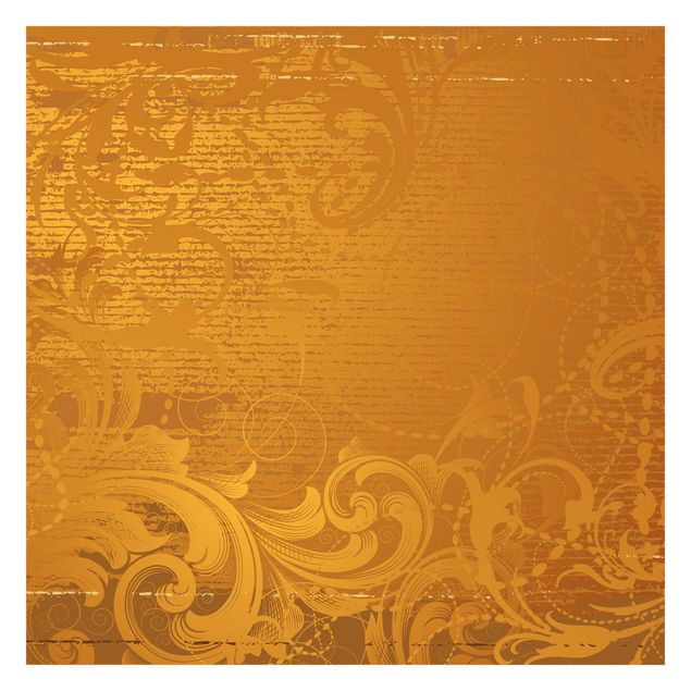 Papel de parede padrões Golden Baroque