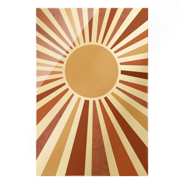quadros para parede Golden Sun Rays