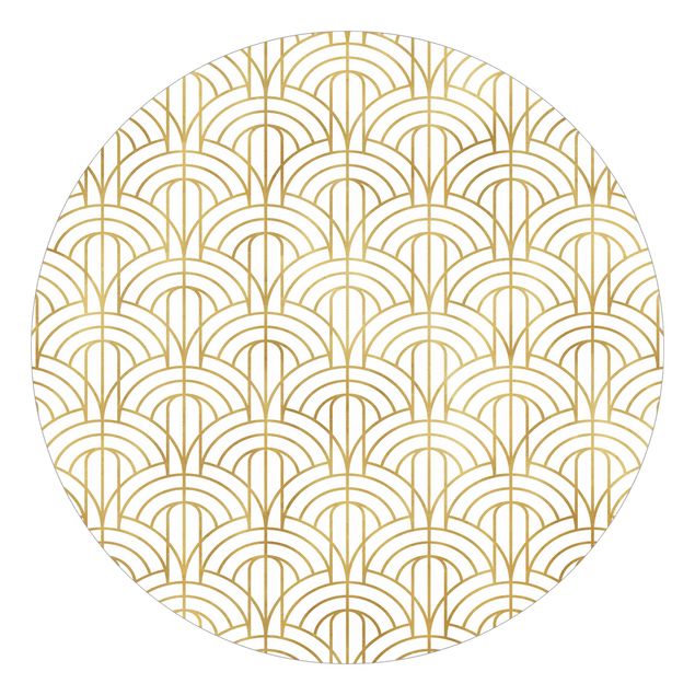 Papel de parede dourado Golden Art Deco Pattern XXL